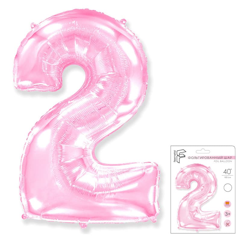 Ф ЦИФРА 2 40" Pink