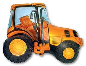 Ф ФИГУРА/11 Трактор желтый/FM/ 92 см