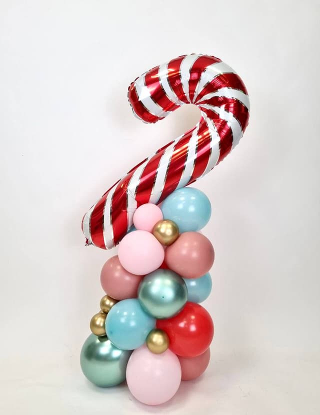 Фигура с воздухом «Трость леденец красный» Фигура с воздухом «Трость леденец красный»