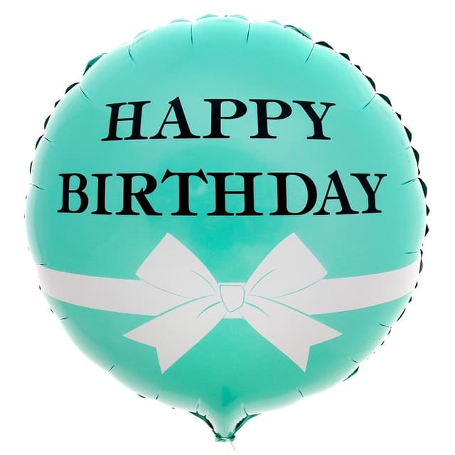 Фольгированный шар 18"/45 см "HBD бантик" круг Фольгированный шар 18"/45 см "HBD бантик" круг