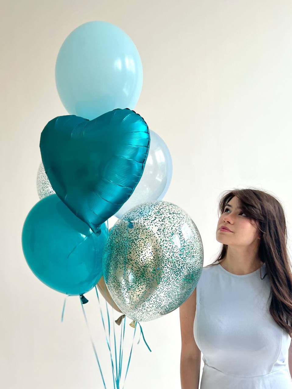 Фонтан из шаров «Аквамарин»