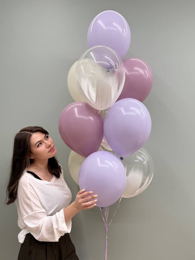 Фонтан из шаров «Фиалка» Фонтан из шаров «Фиалка»