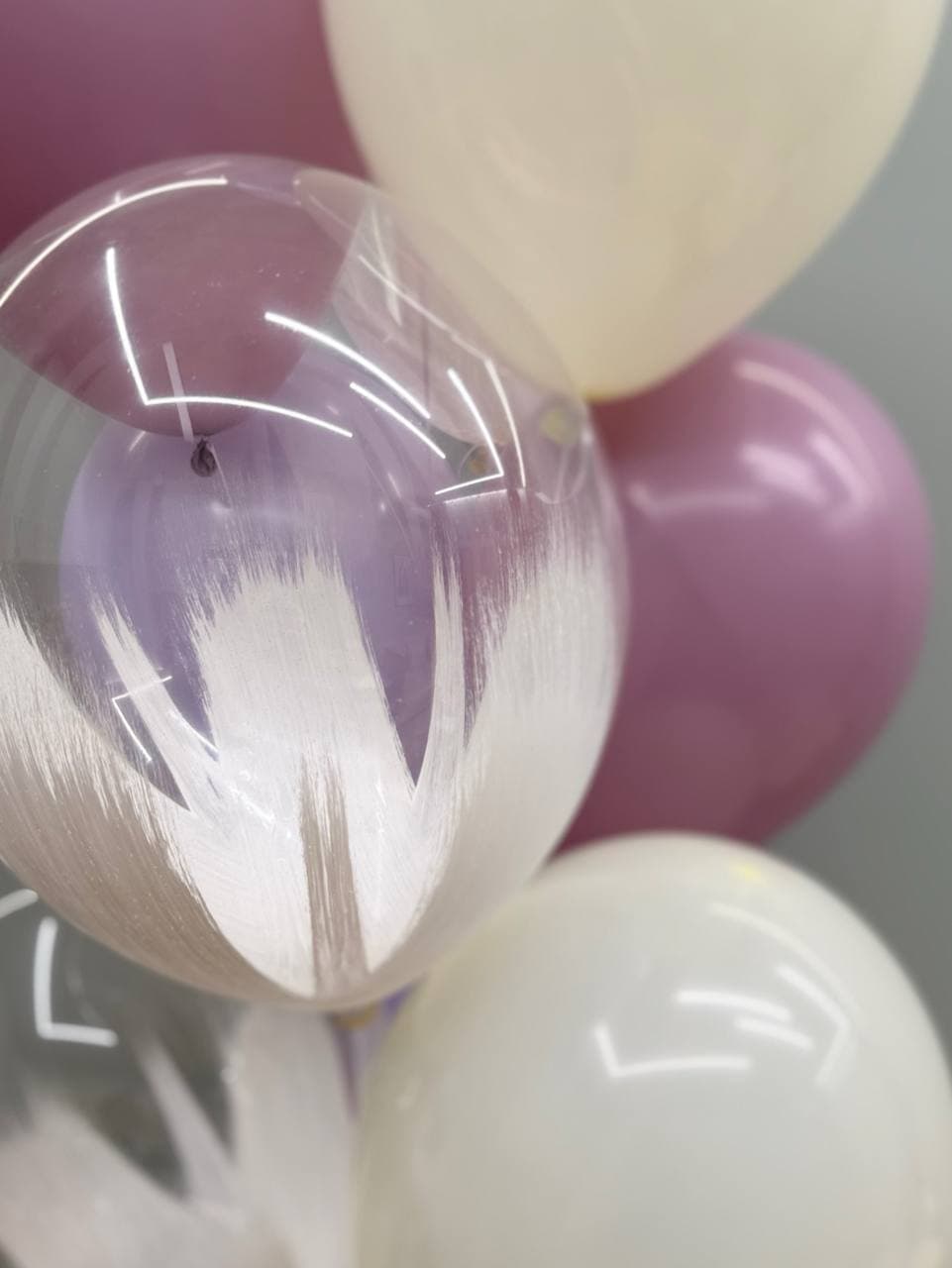 Фонтан из шаров «Фиалка»