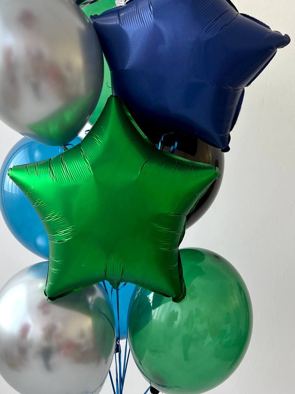 Фонтан из шаров «Green&blue»