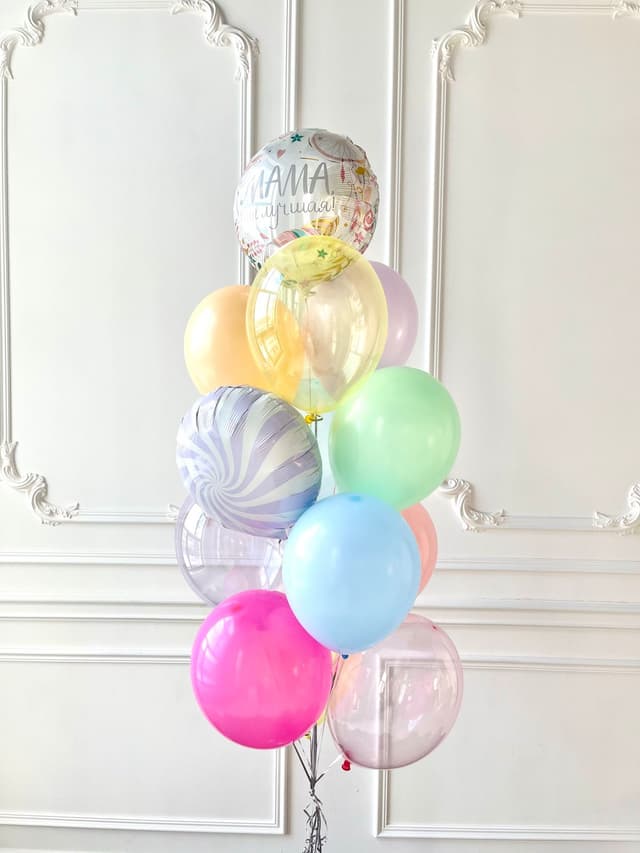 Фонтан из шаров "Комплемент для мамы" Фонтан из шаров "Комплемент для мамы"