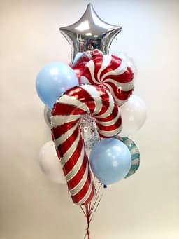 Фонтан из шаров "Конфетный"