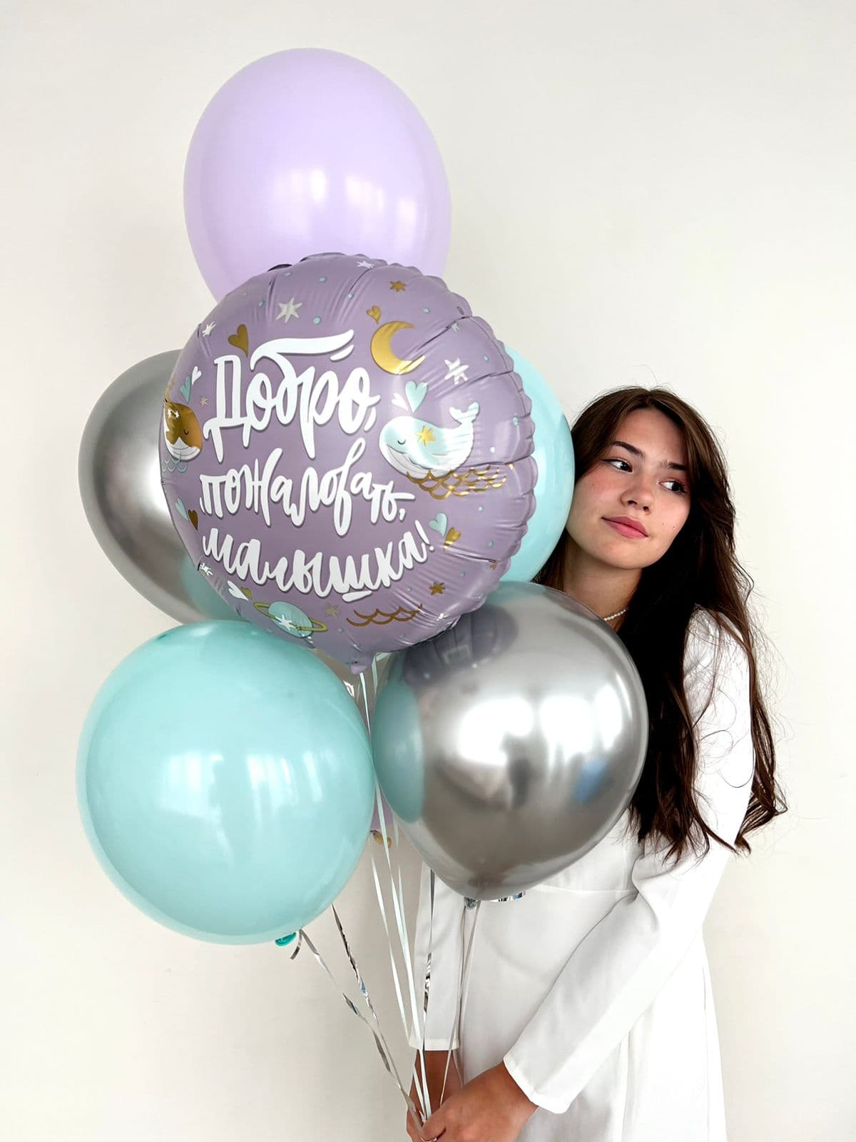 Фонтан из Шаров «Космический кит» (2)