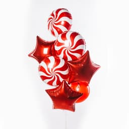 Фонтан из шаров "Леденцовая карамель"