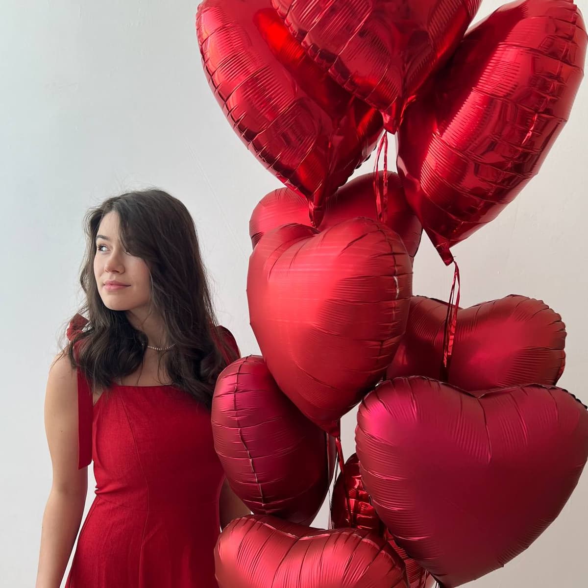 Фонтан из шаров «Любовь, любовь, любовь»