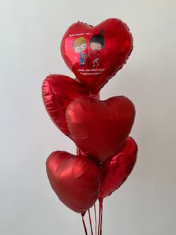 Фонтан из шаров «Любовь это…»