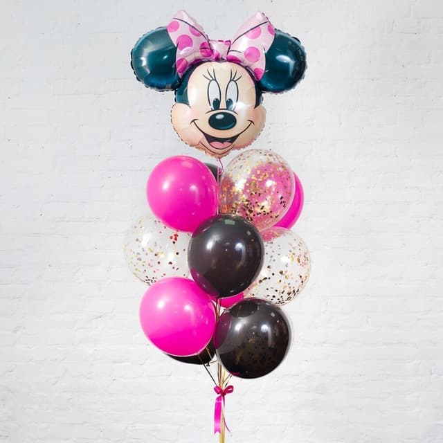 Фонтан из шаров "Минни Маус" Фонтан из шаров "Минни Маус"
