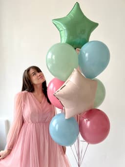 Фонтан из шаров «морской единорог»