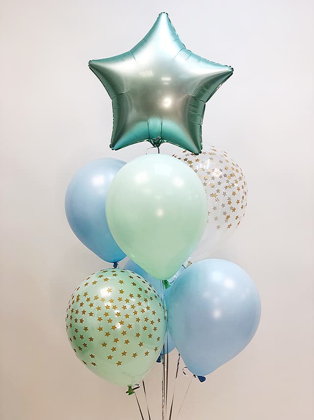 Фонтан из шаров "Мятная звездочка" Фонтан из шаров "Мятная звездочка"
