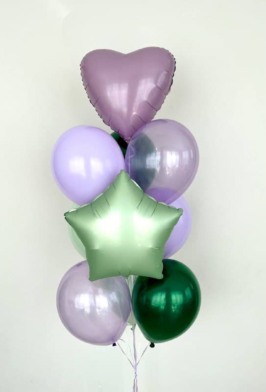 Фонтан из шаров «Оливковый и Орхидея» Фонтан из шаров «Оливковый и Орхидея»