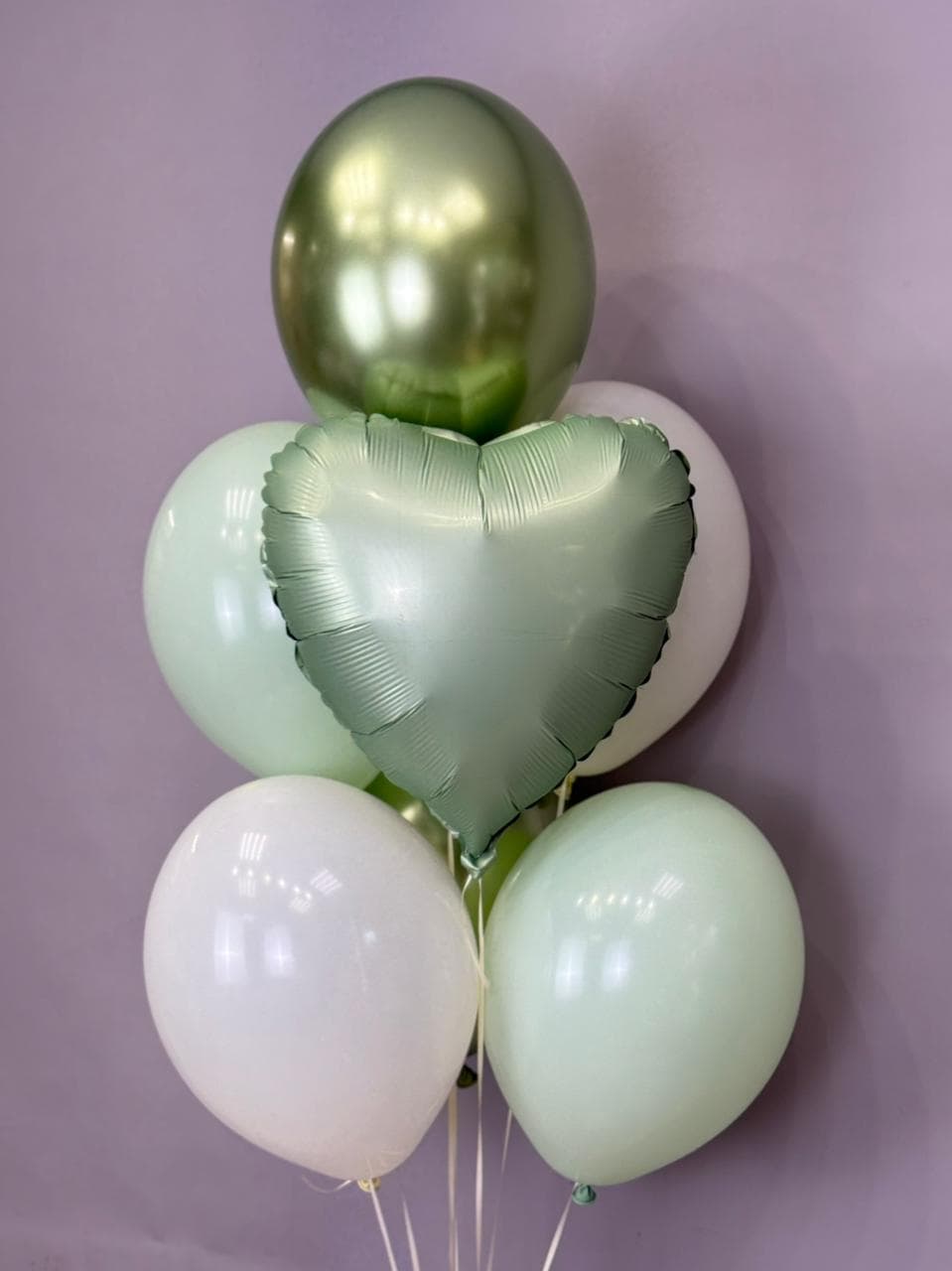 Фонтан из шаров «Оливковый»