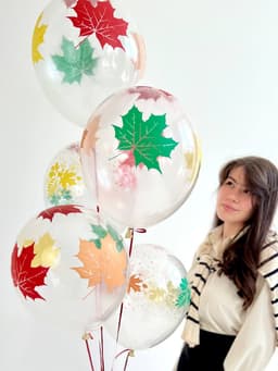 Фонтан из Шаров «Осенние листья»