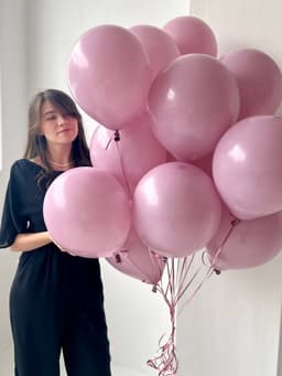 Фонтан из шаров «Пыльная роза»