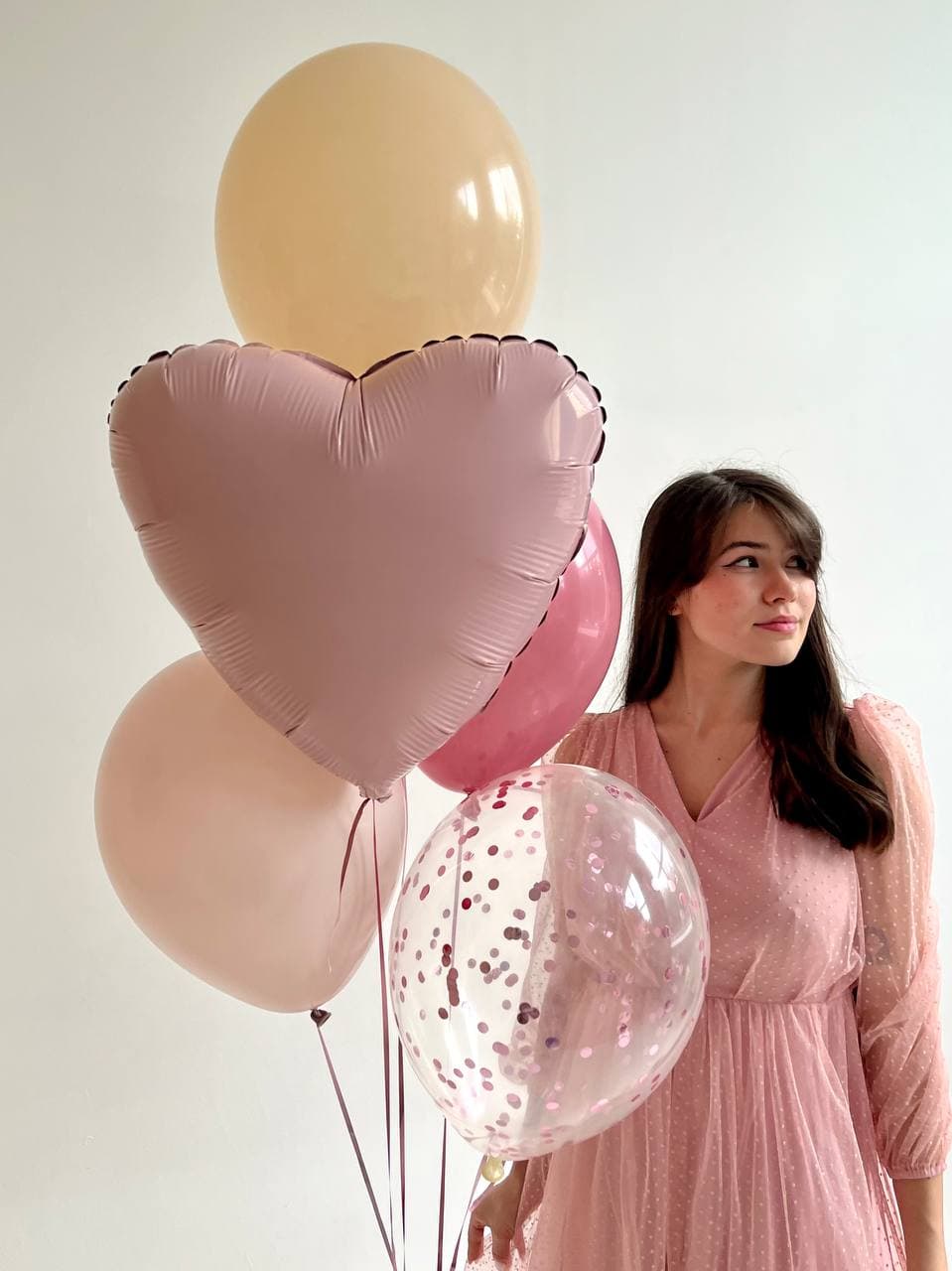 Фонтан из шаров «Роза»