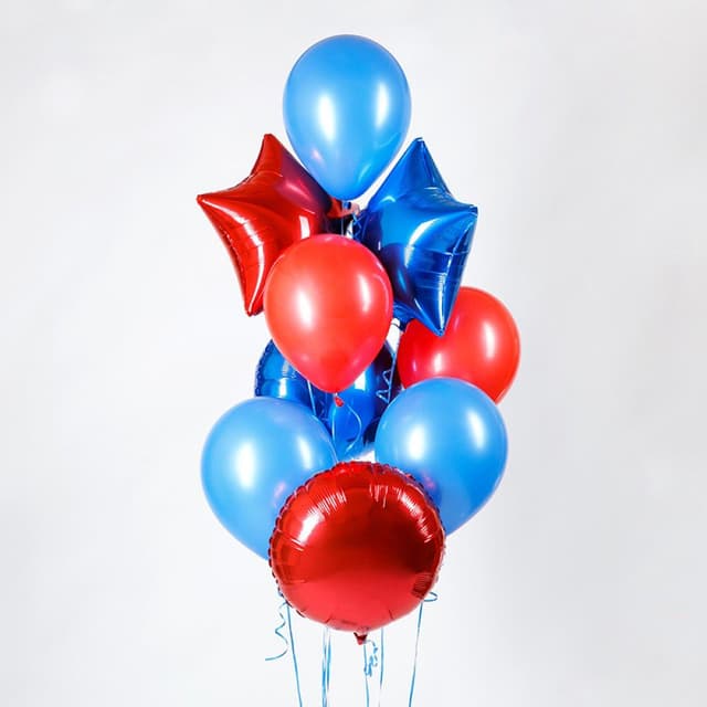 Фонтан из шаров "Сине-Красный" Фонтан из шаров "Сине-Красный"