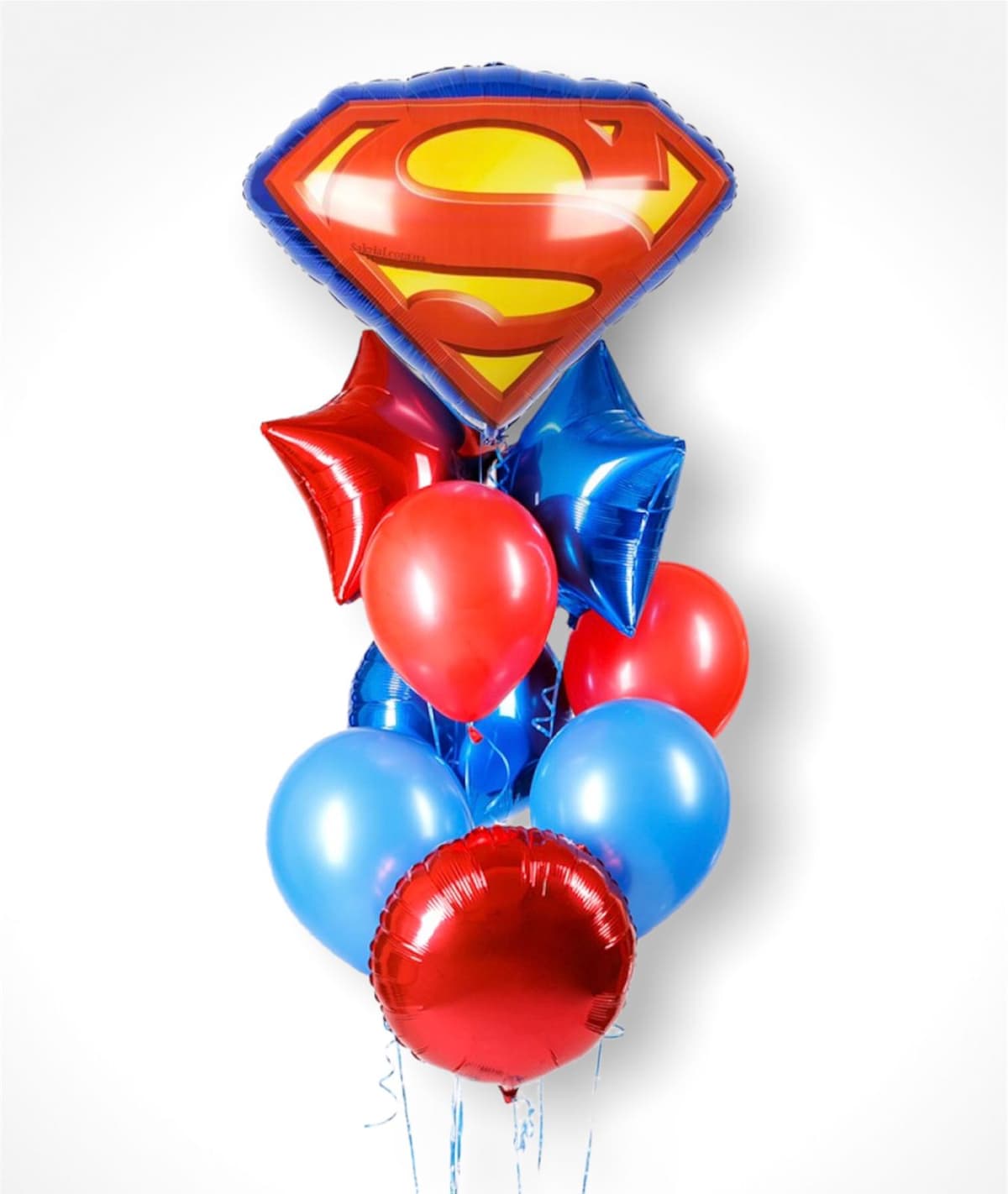 Фонтан из шаров "Супермен"