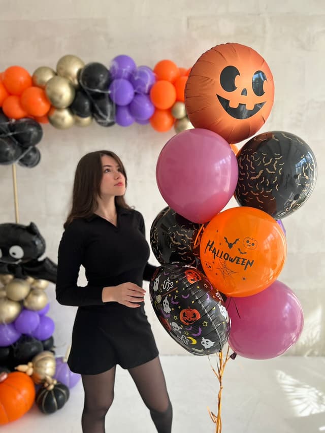 Фонтан из Шаров «Тыква Джек» Фонтан из Шаров «Тыква Джек»