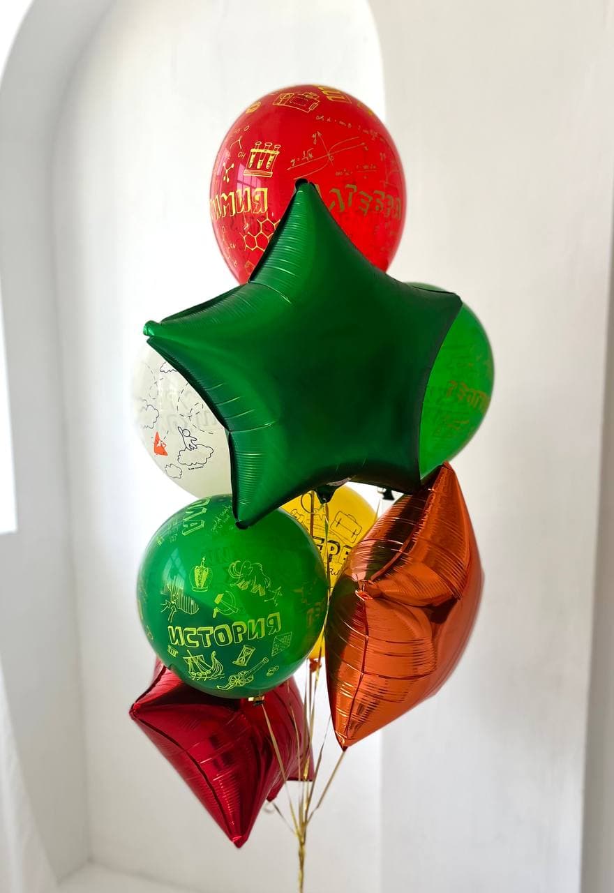 Фонтан из шаров "Яркая Школа"