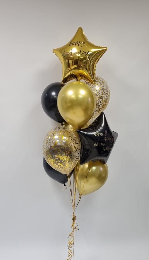 Фонтан из шаров "Звезды" Фонтан из шаров "Звезды"