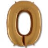 Г БУКВА О 40" Gold