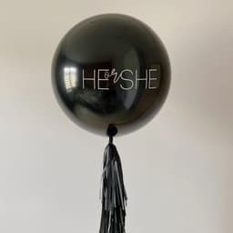 Гендер шар «Black»