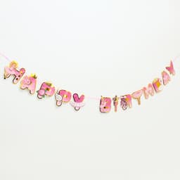 Гирлянда бумажная «C днём рождения», длина 2 метра