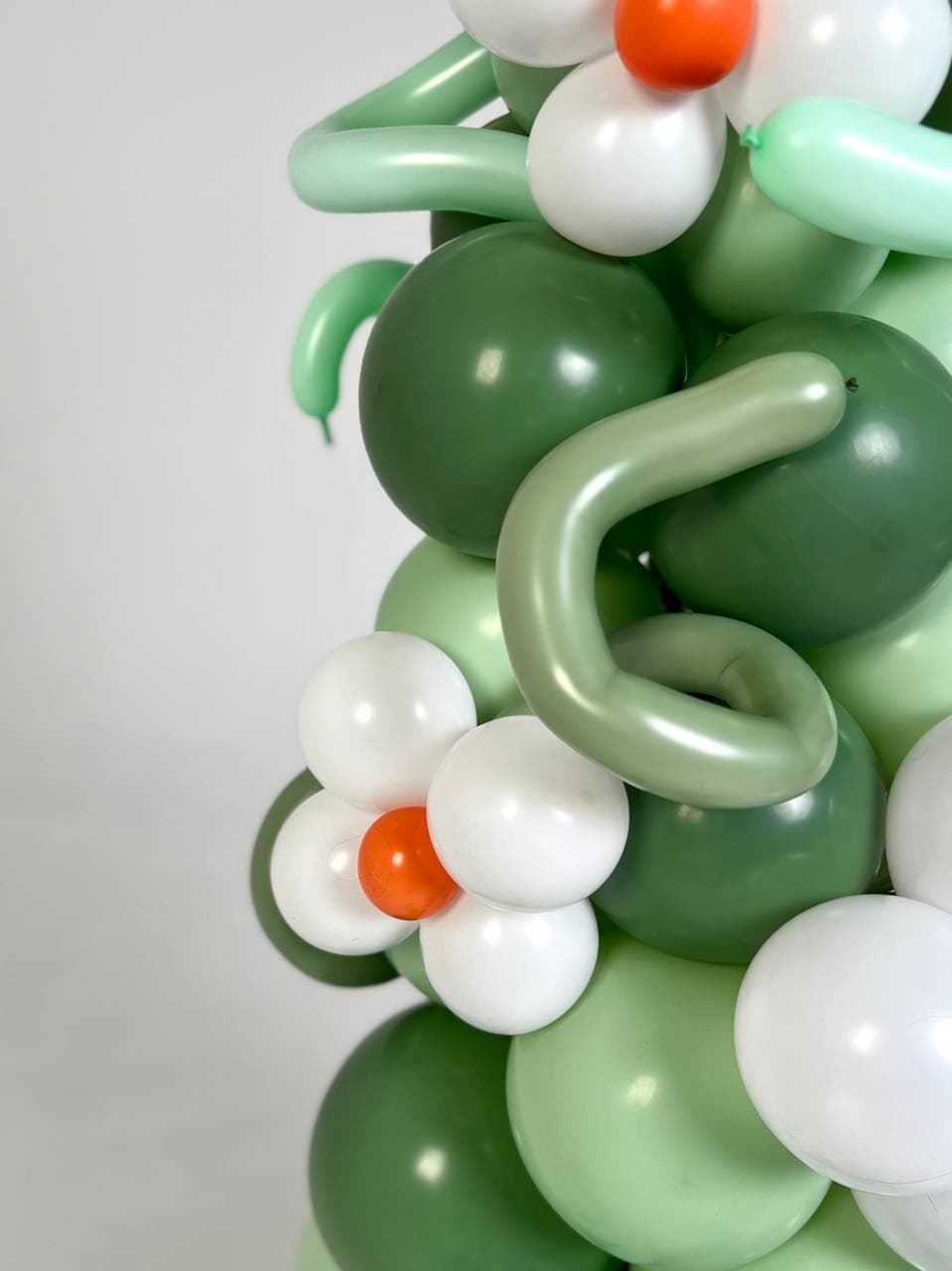 Гирлянда из шаров с воздухом «Полянка»