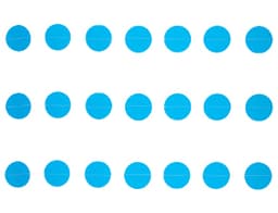 Гирлянда н/нитке Круги голубые 2,2м