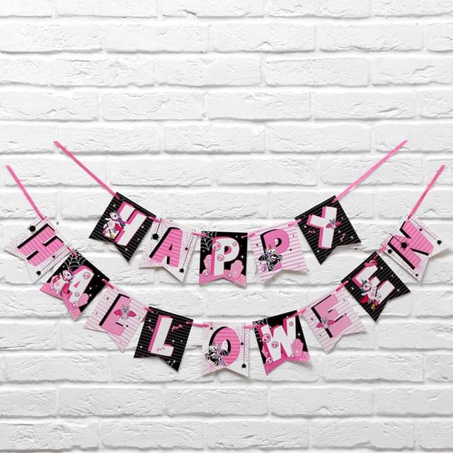 Гирлянда на ленте "Happy Halloween", единорог, 250 см Гирлянда на ленте "Happy Halloween", единорог, 250 см