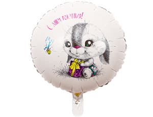 К 18" Рус ДР Зайка/уп