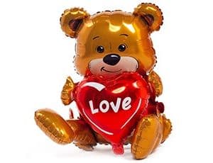 К ФИГУРА AIR LOVE Мишка с сердцем 50 см (Только для воздуха) К ФИГУРА AIR LOVE Мишка с сердцем 50 см (Только для воздуха)