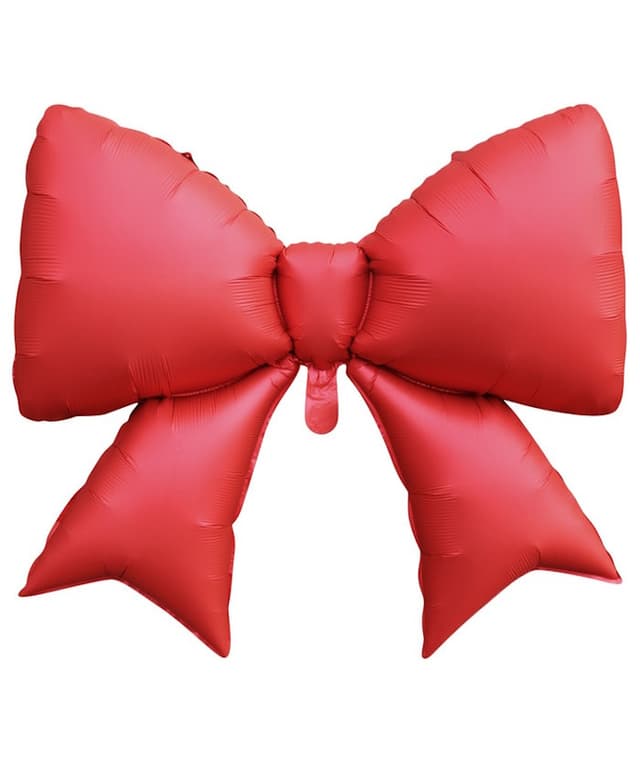 К ФИГУРА Бант красный сатин 39"/98см К ФИГУРА Бант красный сатин 39"/98см