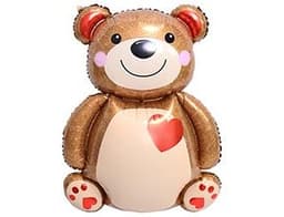 К ФИГУРА Мишка с сердцем / 84 см