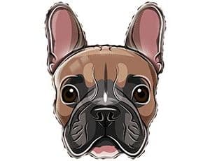 К ФИГУРА Собака бульдог / 73 см К ФИГУРА Собака бульдог / 73 см