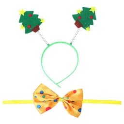 Карнавальный набор "Ёлочки" 2 предмета: ободок, бабочка