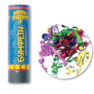 Хлопушка Бумфети 16см пруж.серпант.фольг Хлопушка Бумфети 16см пруж.серпант.фольг