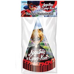 Колпачок Леди Баг и Супер-Кот(Супер-Кот)/6шт