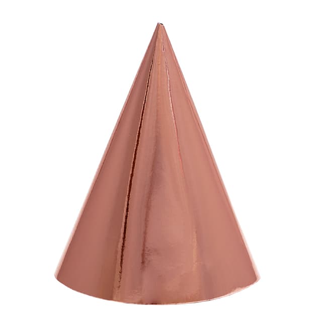 Колпаки фольгированные Роза Голд / набор 6 шт. Колпаки фольгированные Роза Голд / набор 6 шт.