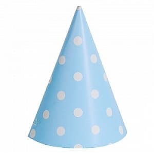 Колпаки Голубые точки/6шт/ Колпаки Голубые точки/6шт/