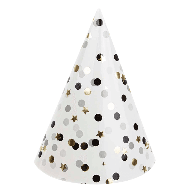 Колпаки, Конфетти, 16 см Колпаки, Конфетти, 16 см