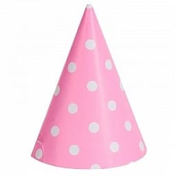Колпаки Розовые точки/6шт/