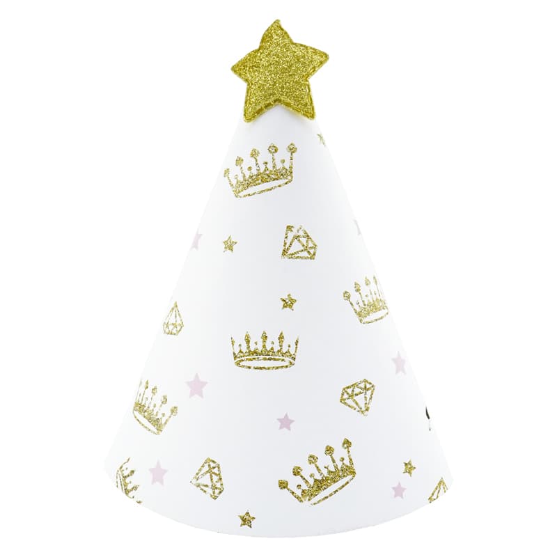 Колпаки с помпонами "Именинница Принцесса"