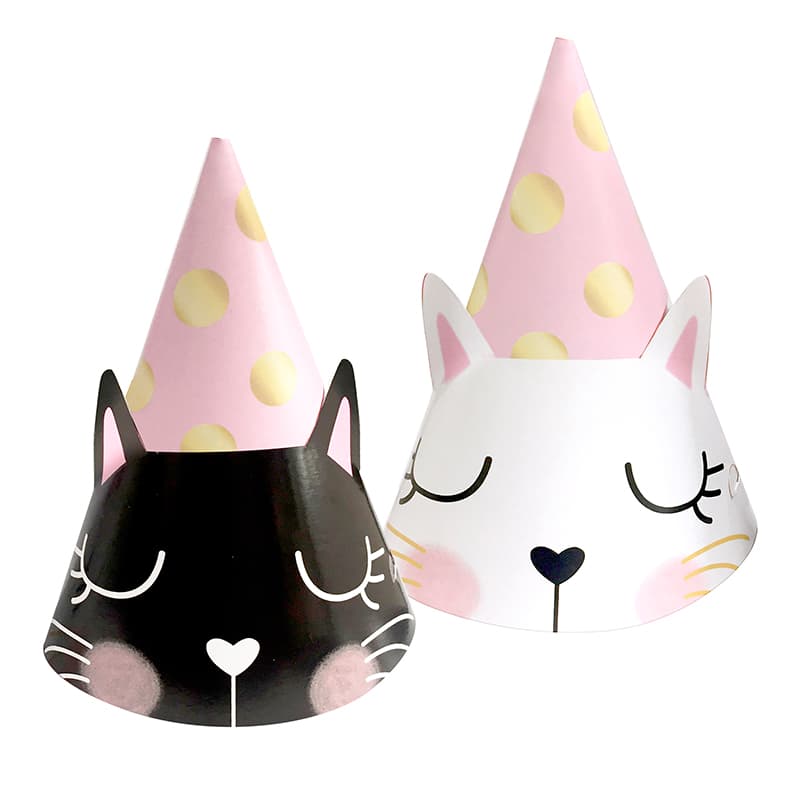 Колпаки с ушками "Кошка Мэри" / набор 6 шт. /