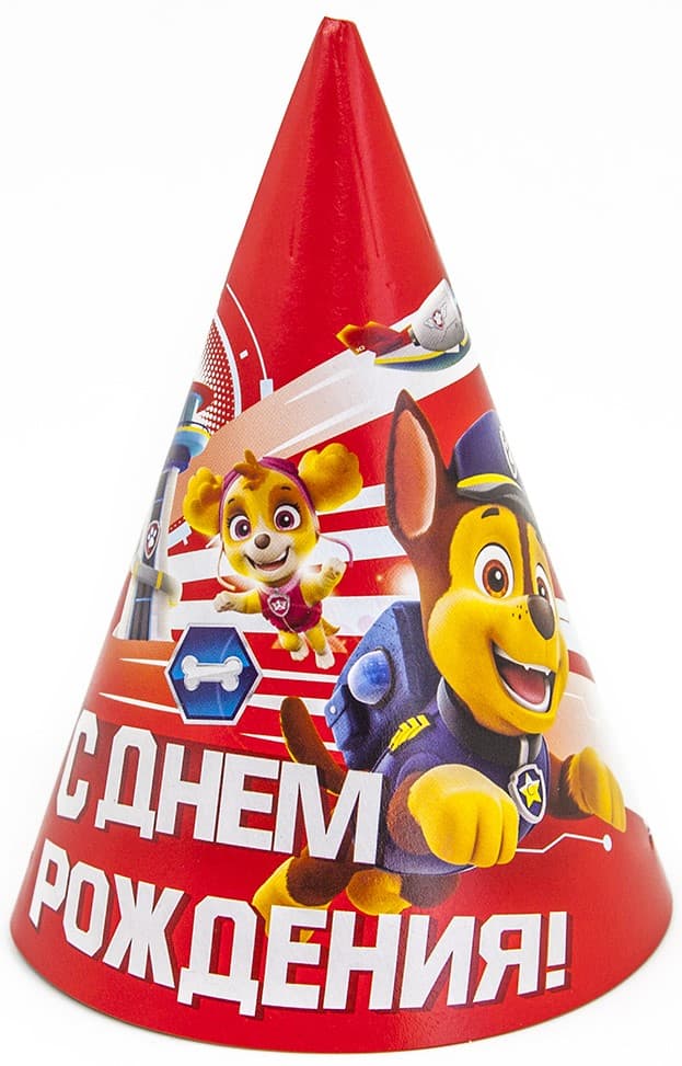 Колпаки Щенячий Патруль,/6шт/ Колпаки Щенячий Патруль,/6шт/