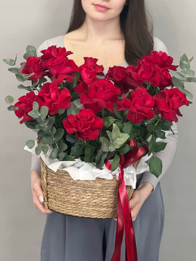 Композиция из французских роз "Cupid" Композиция из французских роз "Cupid"