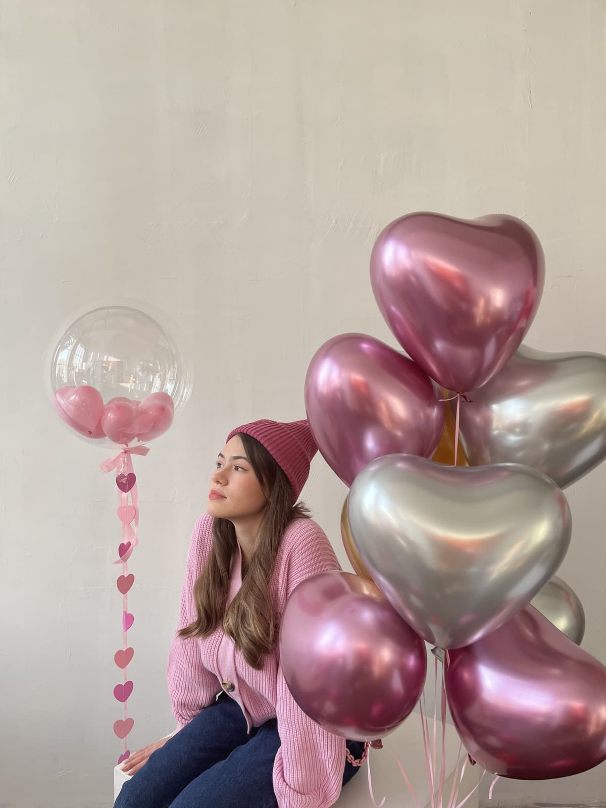 Композиция из шаров "Chrome"